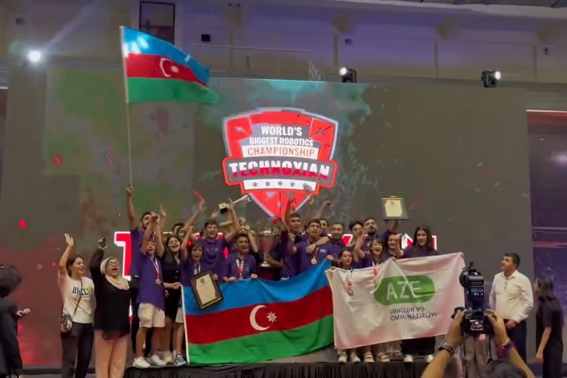 Azərbaycan millisi beynəlxalq Technoxian-2024” robot yarışında dünya çempionu olub