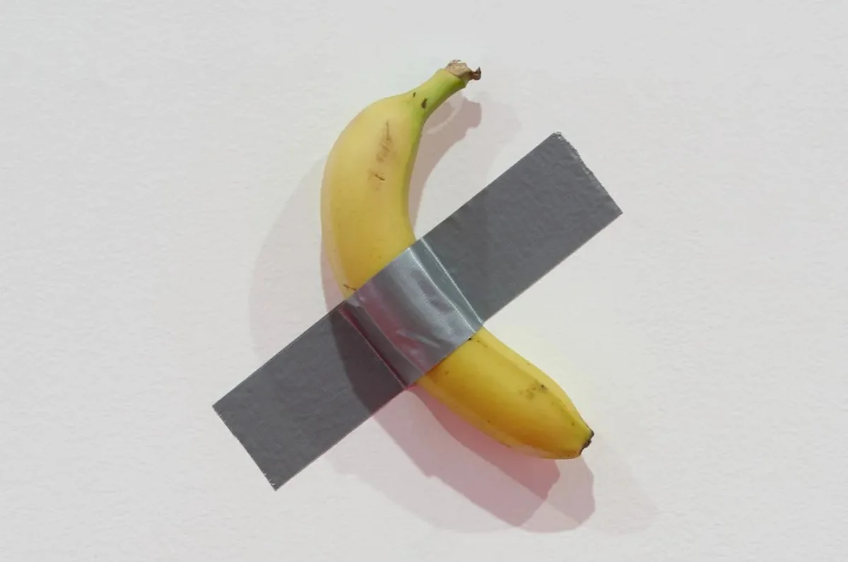 Duct-taped banana sells for $6.2M at art auction