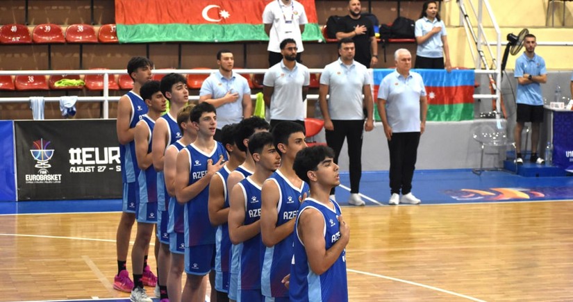 Azərbaycanın U-16 basketbol millisi Avropa çempionatını 5-ci yerdə tamamlayıb