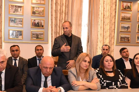 Dövlət Komitəsində Heydər Əliyevin 100 illik yubileyinə həsr olunan tədbir keçirilib