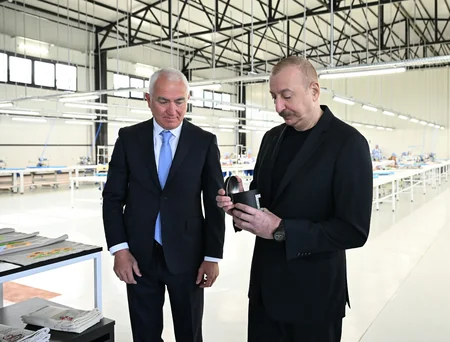 President Ilham Aliyev attends opening of 'LATIFA' Lachin Garment Factory