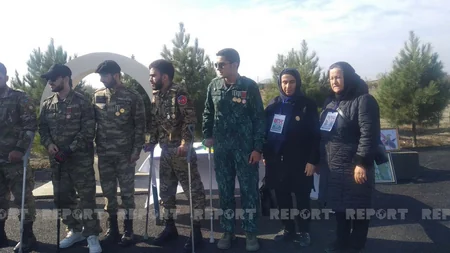 Tərtərdə Vətən müharibəsi şəhidlərinin xatirə bulağının açılışı olub