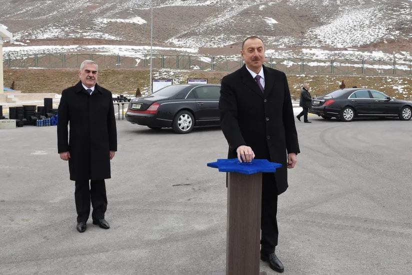President Ilham Aliyev inaugurates drinking water supply and sewage systems in Julfa and surrounding villages