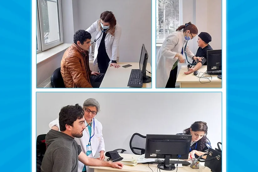 Ağalı kəndinə növbəti mərhələdə köçürülən ailələr müayinə edilib