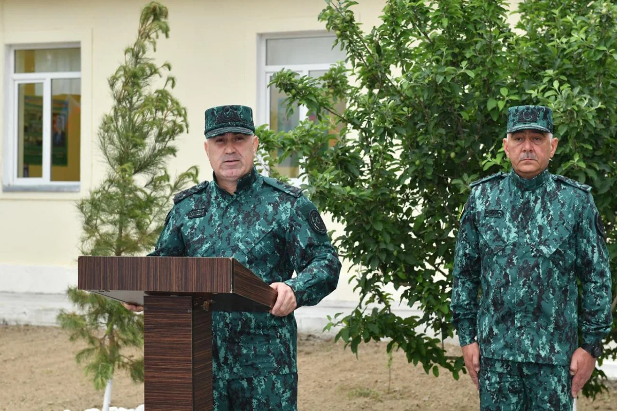 Azad olunan ərazilərdə yeni sərhəd zastavası xidməti istifadəyə verilib