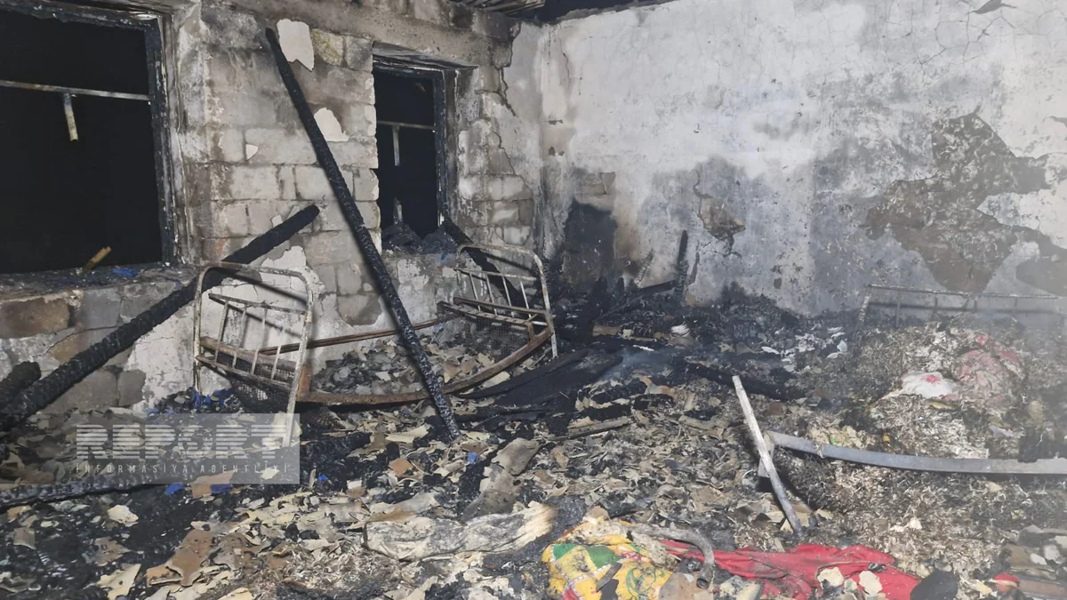 Kürdəmirdə evdə partlayış yanğına səbəb olub