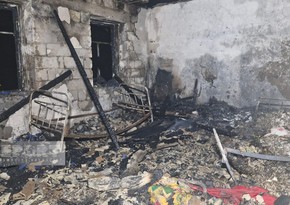 Kürdəmirdə evdə partlayış yanğına səbəb olub
