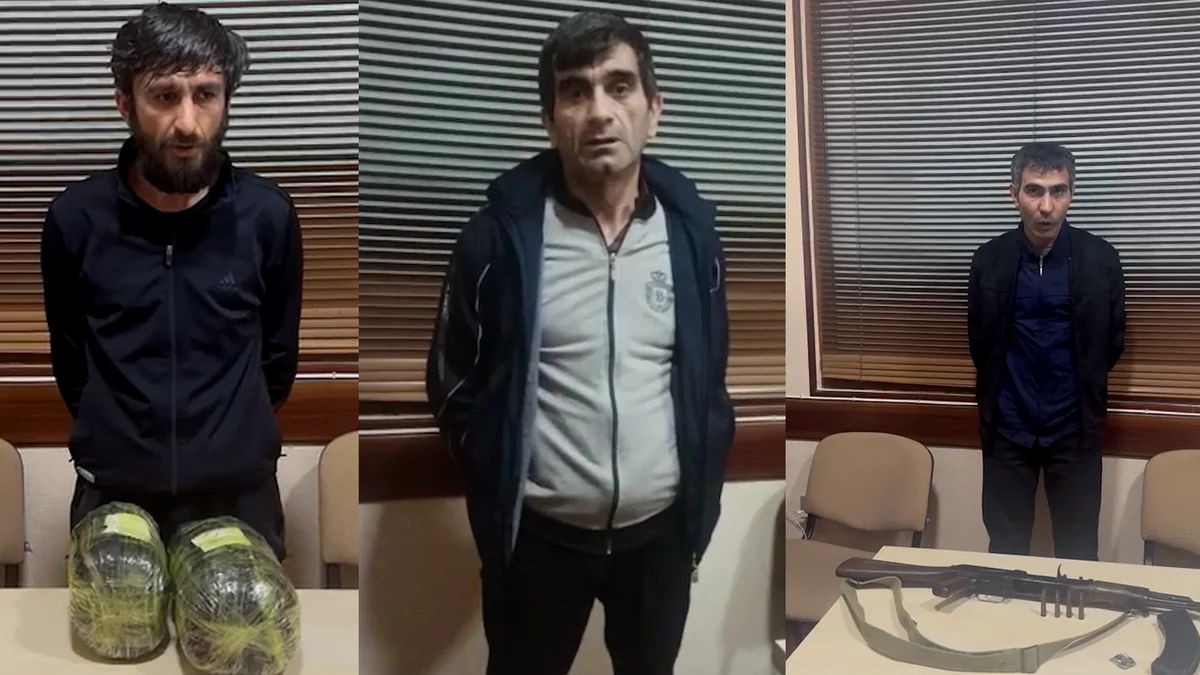 Mehdiabadda narkotik və silaha görə 3 nəfər saxlanılıb