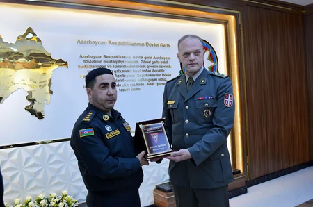 Belqrad Müdafiə Universitetinin nümayəndələri xüsusi təyinatlı təhsil müəssisələrində olublar