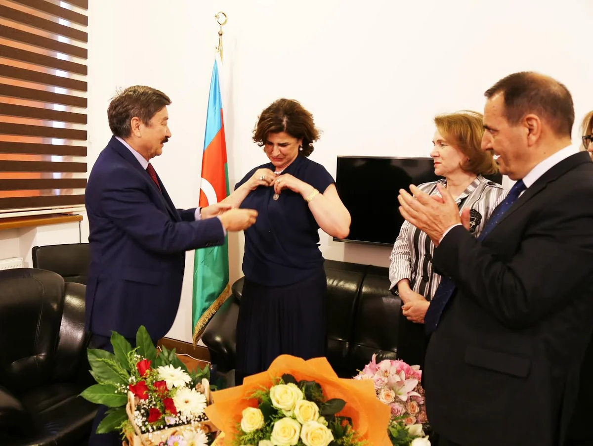 Афаг Масуд удостоена медали ТЮРСОЙ