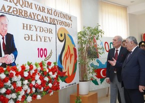 Zaqatalada Heydər Əliyevin 100 illik yubileyi qeyd olunub