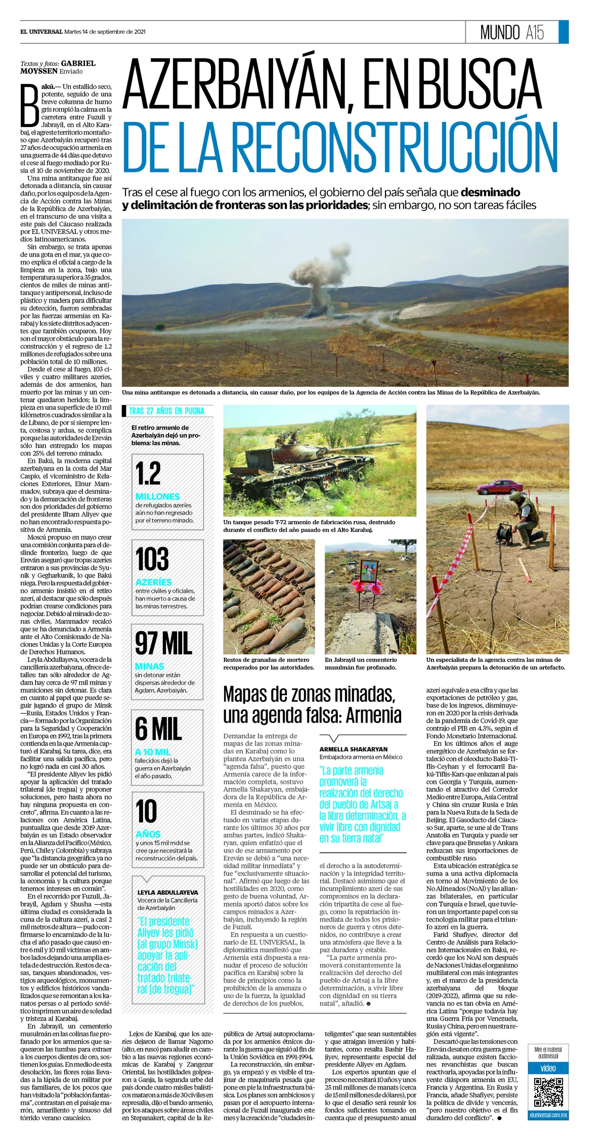 Mexican journalist: Armenian vandalism is incompatible with humanity