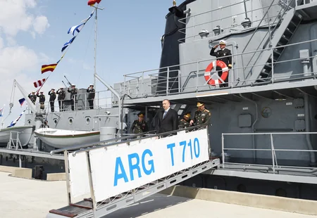 ​Azərbaycan Prezidenti Hərbi Dəniz Qüvvələri bazasının açılışında iştirak edib