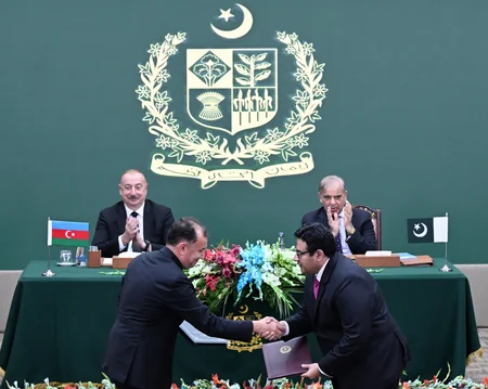 Ceremony to exchange documents signed between Azerbaijan and Pakistan held in Islamabad
