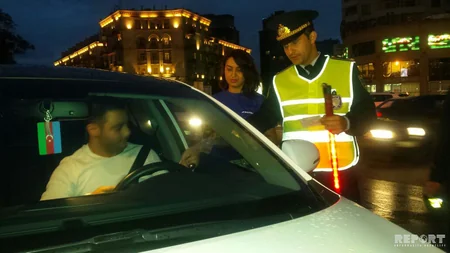 Bakıda “Sərxoş sürücülük” probleminə həsr olunan aksiya keçirilib