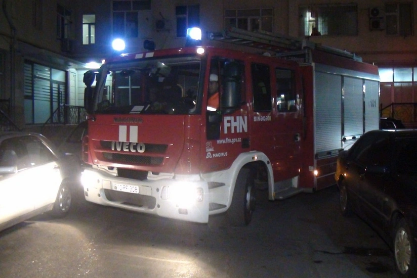FHN yaşayış massivində şərti yanğın təlimi keçirib