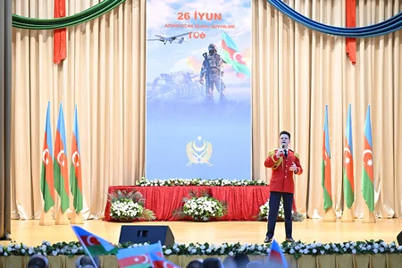 Təlim və Tədris Mərkəzində Silahlı Qüvvələr Günü münasibətilə təntənəli mərasim keçirilib