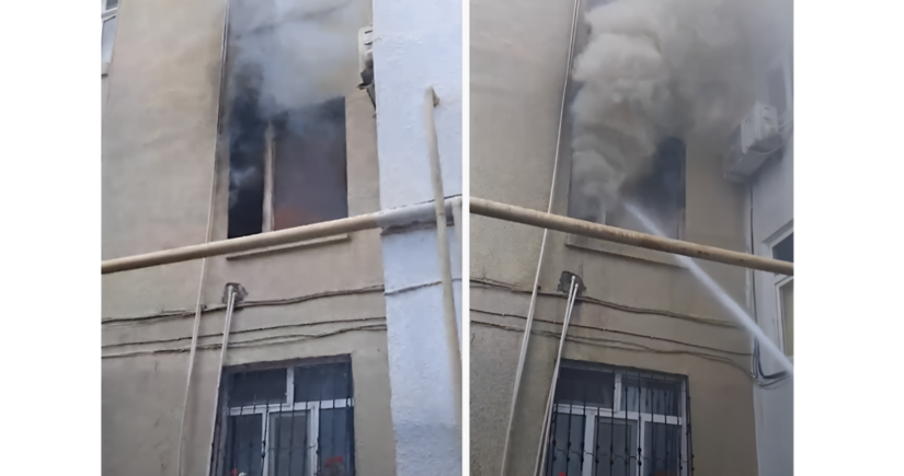 Bakıda yanğın olub, 22 nəfər təxliyə edilib