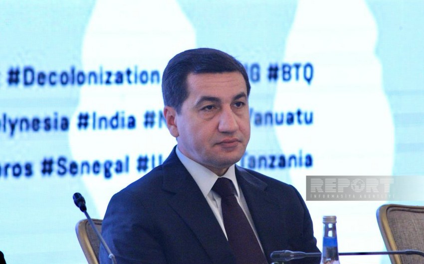 Hikmət Hacıyev: Ermənistan anlamalıdır ki, barışın kökləri Vaşinqtonda yox, regiondadır