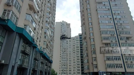 Result of Russian army's attack on Kyiv last night - PHOTO REPORTAGE