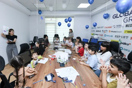Festive atmosphere at Report News Agency on Children's Day
