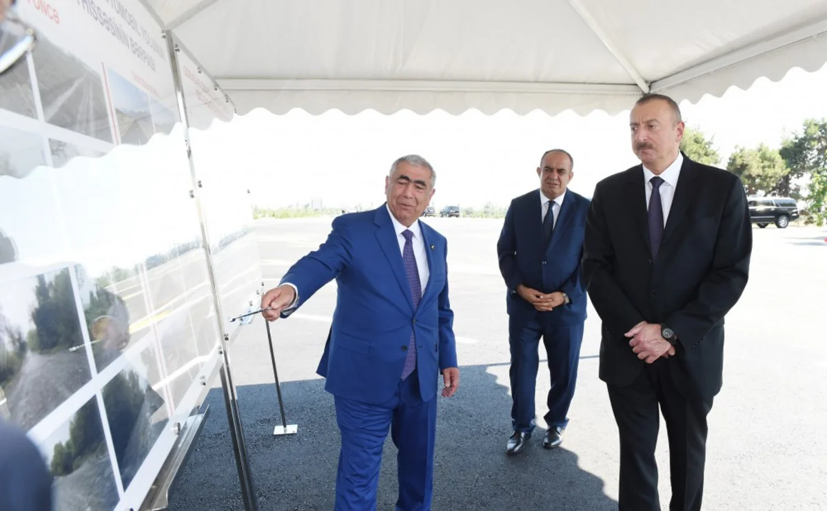 Qax-Qorağan-Zaqatala avtomobil yolunun Qax-Qorağan hissəsinin açılışı olub