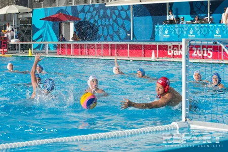 I Avropa Oyunları: su polosu - Azərbaycan-Macarıstan - FOTOREPORTAJ
