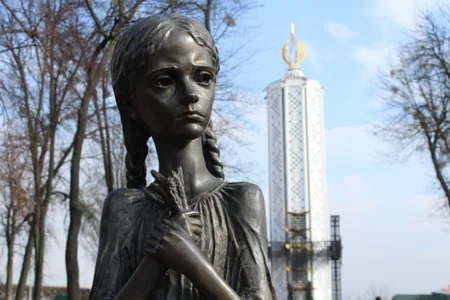 Ukrayna azərbaycanlıları Xocalı soyqırımını anıb - FOTO