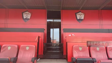 Azərbaycan millisinin oyunu ilə bağlı Qəbələ şəhər stadionunda görülən işlər yekunlaşıb