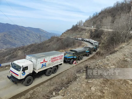 Xankəndi-Laçın yolu sülhməramlılar və humanitar məqsədlər üçün açıqdır - YENİLƏNİB-7