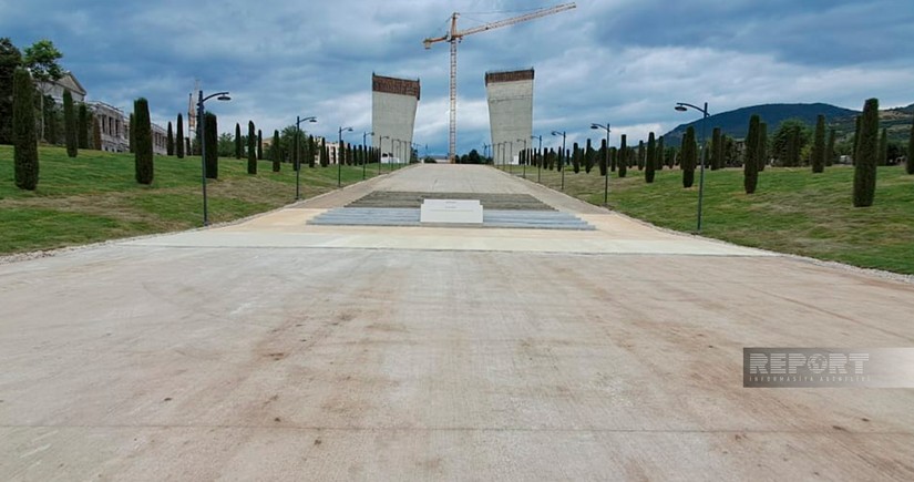 Xankəndidə inşa edilən Zəfər Tağının hündürlüyü Vətən müharibəsinin şərəfinə 44 metr olacaq