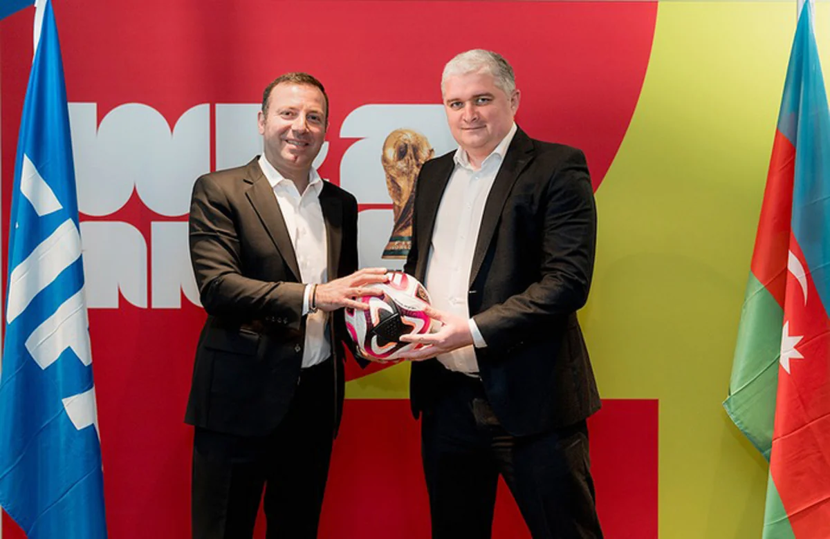 AFFA-nın baş katibi Fransada FIFA-nın azərbaycanlı rəsmisi ilə görüşüb