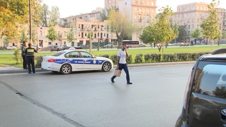 DYP Bakıda qayda pozan piyadalara qarşı reyd keçirib