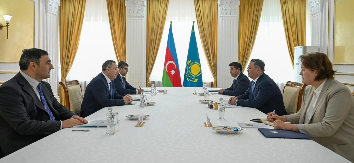 Khalaf Khalafov, Murat Nurtleu mull strategic partnership between Azerbaijan, Kazakhstan