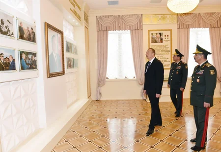 President Ilham Aliyev attended the opening of a new administrative building of General Staff of Armed Forces