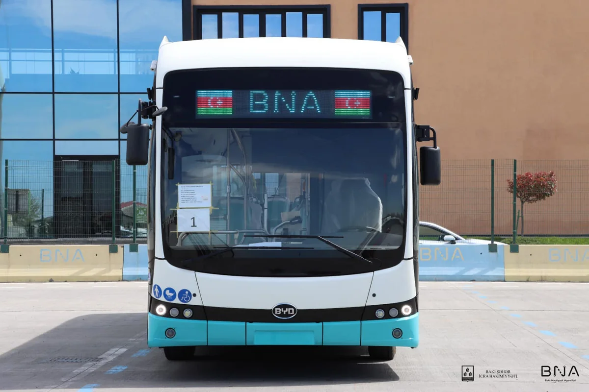 First electric bus launched in Baku