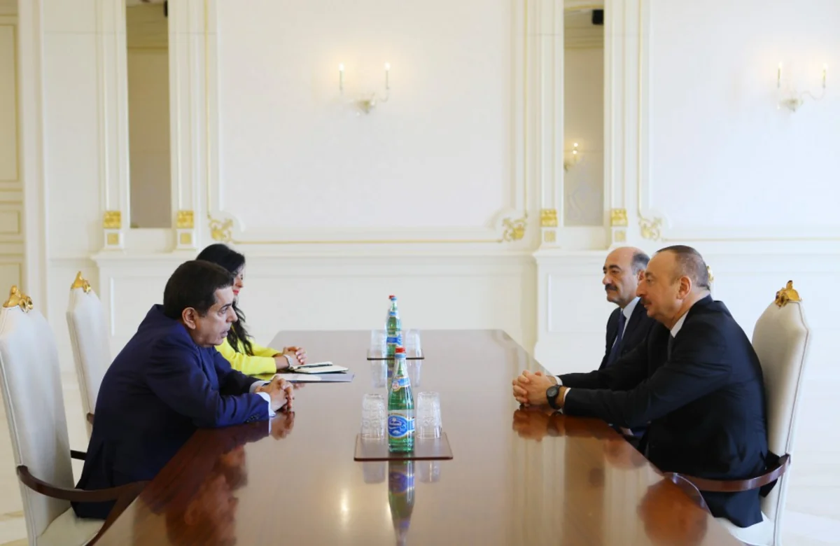 President Ilham Aliyev receives UN High Representative for the Alliance of Civilizations