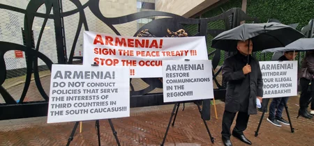 В Нидерландах прошла акция протеста против провокаций Армении