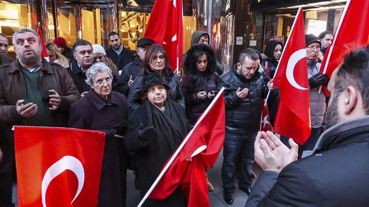 ​ABŞ-da Şəhidlərimizi yad edir, terroru lənətləyirik! şüarı altında aksiya keçirilib