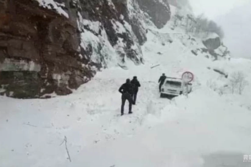 Автодорога Губа-Хыналыг закрыта из-за снегопада