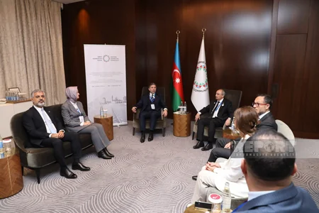 Qərbi Azərbaycan İcmasının sədri AK Partinin sədr müavini ilə görüşüb