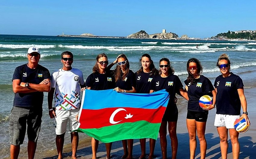 Azərbaycanın çimərlik voleybolu millisi beynəlxalq turnirdə çıxışını başa vurub