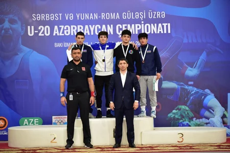 Определились очередные призеры чемпионата Азербайджана по борьбе