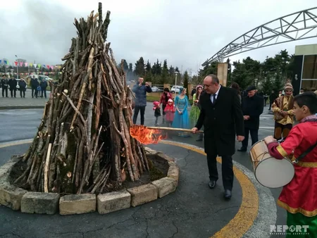 Qax rayonunda Novruz şənliyi keçirilib - FOTO