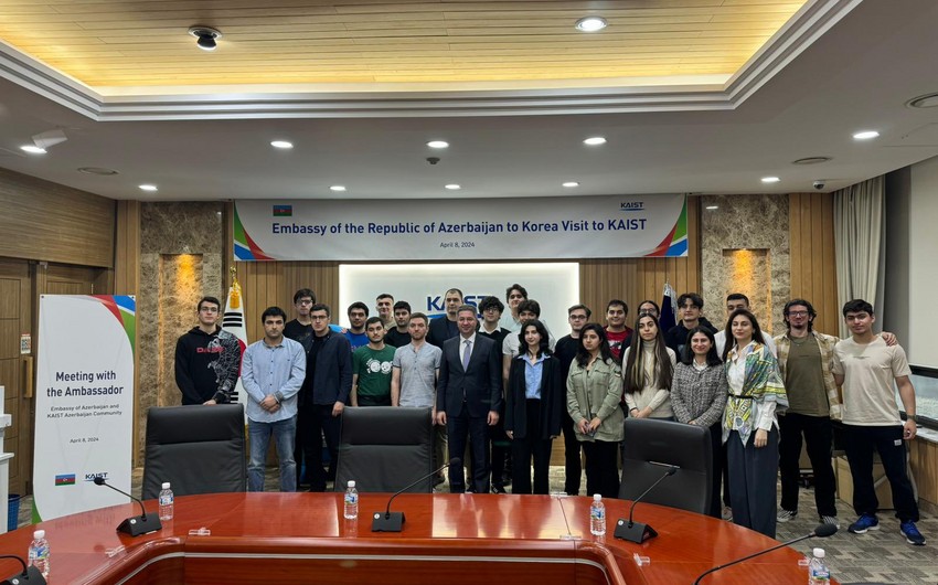 Səfir Ramin Həsənov Koreyada təhsil alan azərbaycanlı tələbələrlə görüşüb