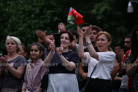 Bakıda hərbi orkestrlərin çıxışları maraqla qarşılanıb