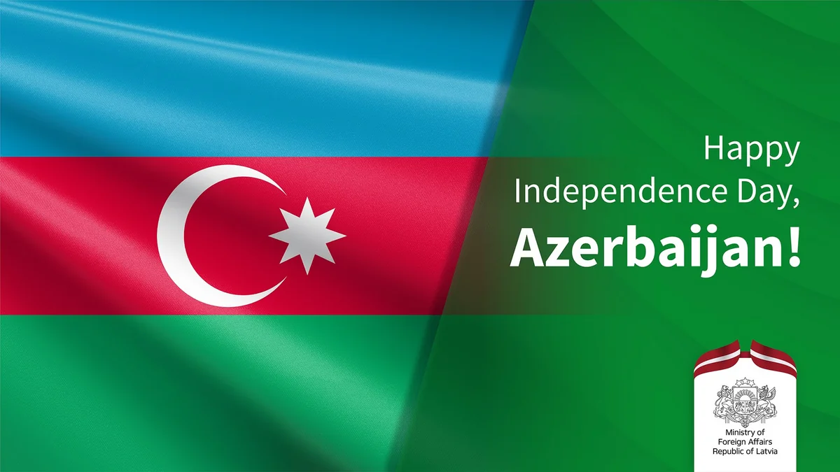 Latviya XİN Azərbaycanı təbrik edib