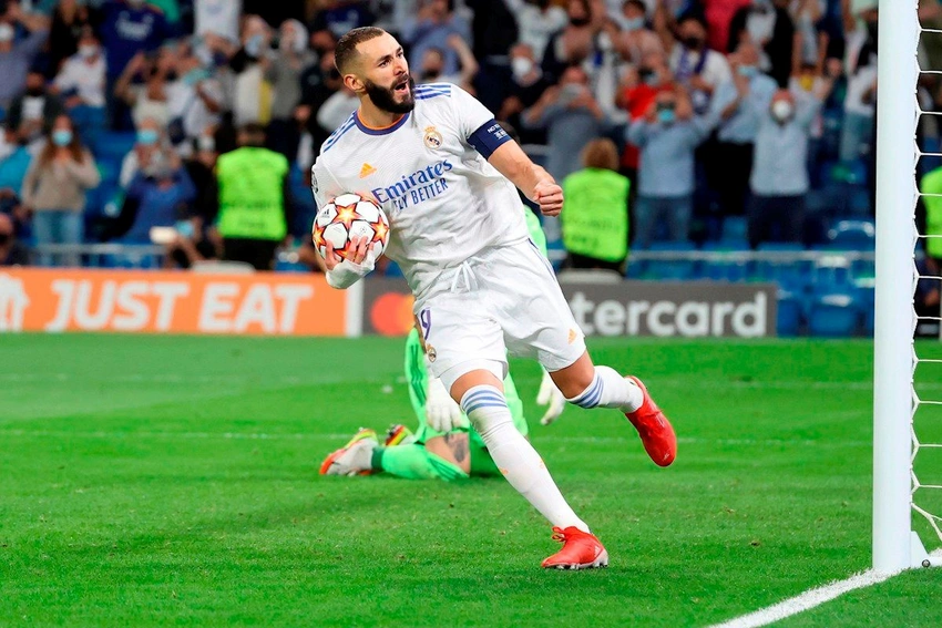 Kərim Benzema Çempionlar Liqasında ən çox qol vuran 4-cü futbolçu olub