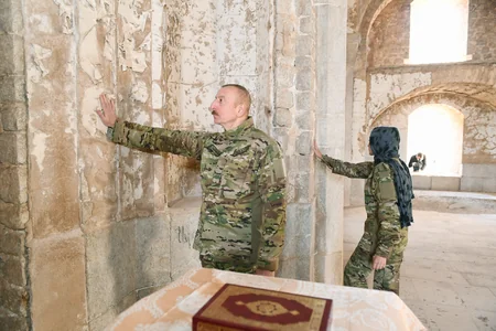 Prezident İlham Əliyevin Füzuli və Şuşaya səfərindən - FOTOREPORTAJ