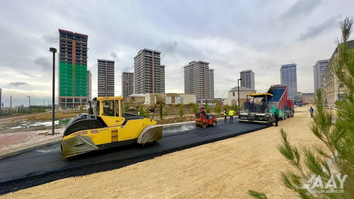 Ağ şəhərdə 12 küçə inşa edilir